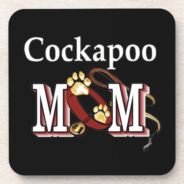 Cockapoo Mom Gifts Coaster (Front)