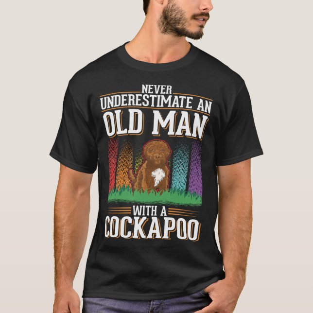 Cockapoo Old Man T-Shirt (Front)
