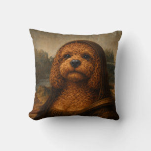 Cockapoo Pillow   Funny Dog Lover Art Cushion