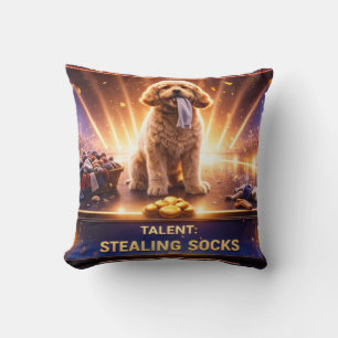 Cockapoo Pillow   Funny Dog Lover Cushion Gift