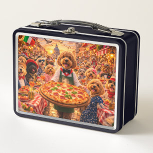 Cockapoo Pizza Lunchbox Funny Dog Design