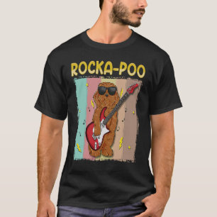 Cockapoo Rockstar Rocka Poo Dog Blues Master T-Shirt