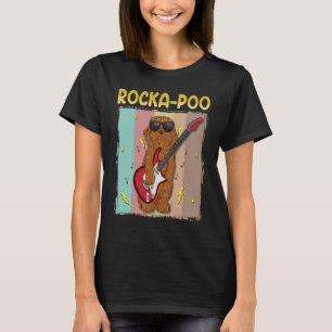 Cockapoo Rockstar Rocka Poo Dog  Blues Master T-Shirt