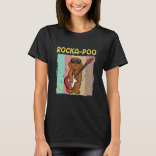 Cockapoo Rockstar Rocka Poo Dog  Blues Master T-Shirt