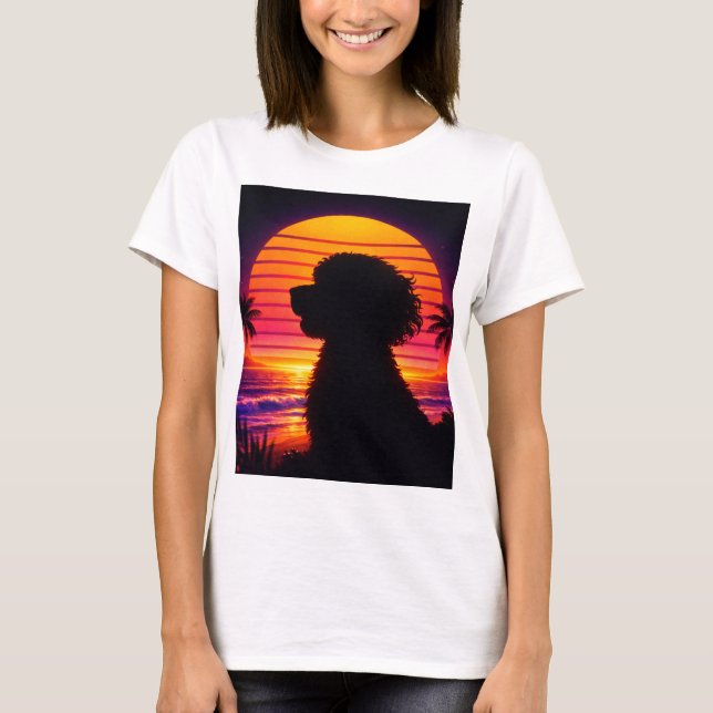 Cockapoo shirt- Retro Cockapoo Dog Lover Gift T-Shirt (Front)