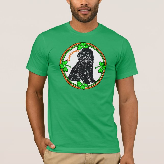 Cockapoo St Patrick's Day T-Shirt (Front)