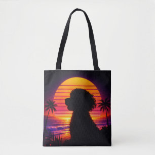Cockapoo Tote bag - Retro Cockapoo Dog Lover Gift