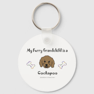 CockapooBrown Keychain