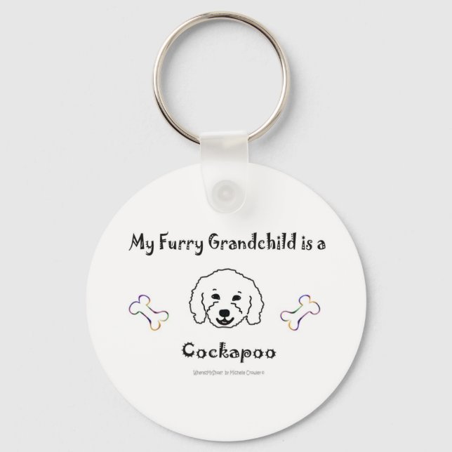 CockapooWt Keychain (Front)