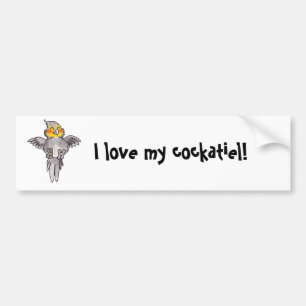 Cockatiel Bumper Sticker
