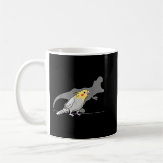 Cockatiel Cockatoo Lutino Parrot Quarrion Dinosaur Coffee Mug