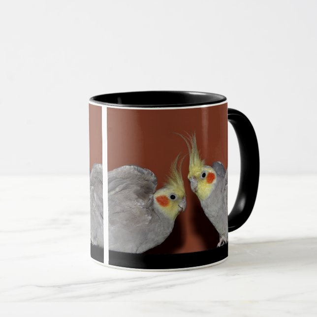 Cockatiel Duo Mug (Front Right)
