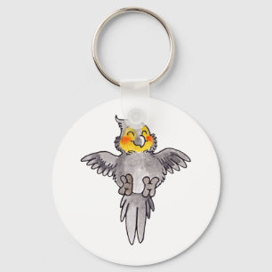 Cockatiel Keychain