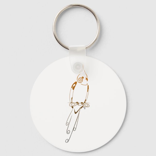 Cockatiel Keychain (Front)