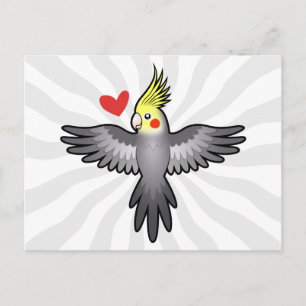Cockatiel Love Postcard