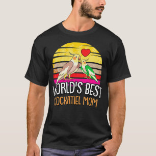 Cockatiel Mom MothersDay Cockatoo Parrot Bird Mama T-Shirt