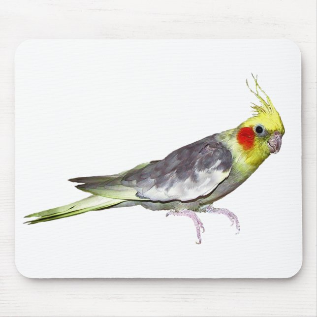 Cockatiel Mousemat (choose colour) Mouse Pad (Front)