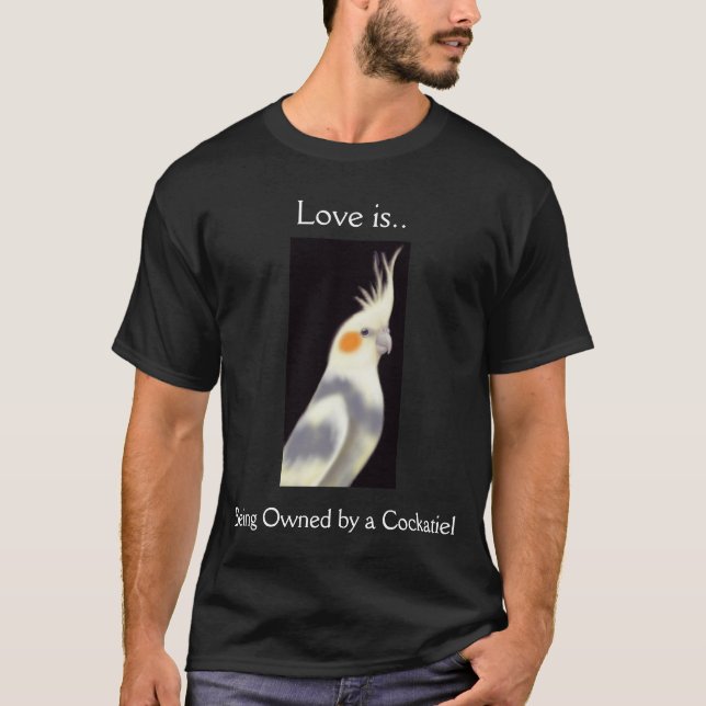 Cockatiel Parrot Love Shirt (Front)