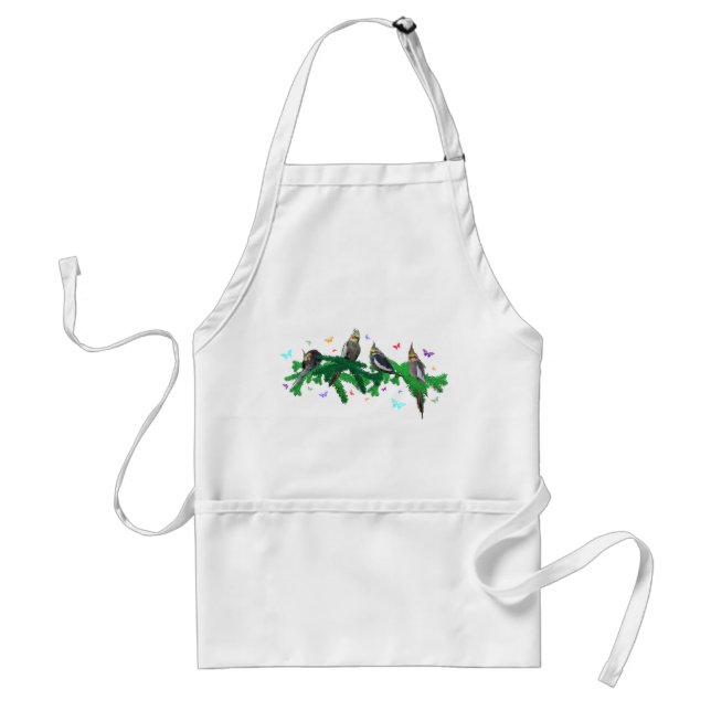 Cockatiel Party Apron (Front)
