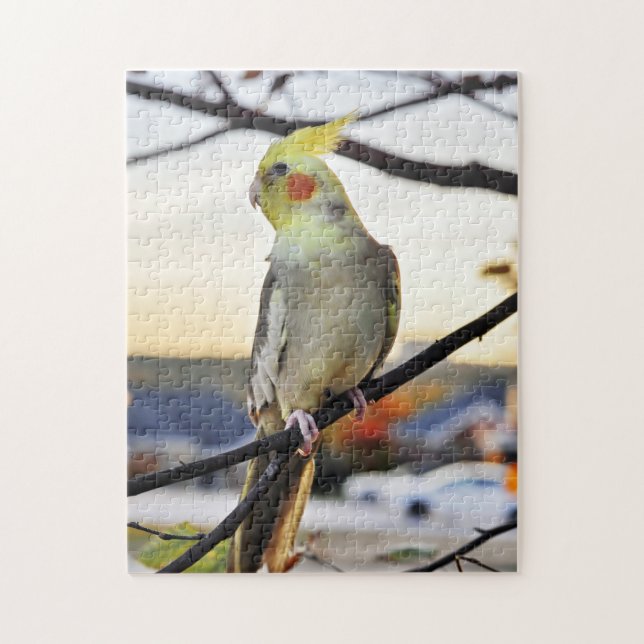 Cockatiel Profile Photograph Jigsaw Puzzle (Vertical)