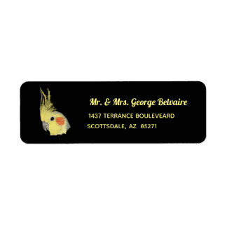Cockatiel Return Address Label