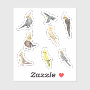 Cockatiel Stickers