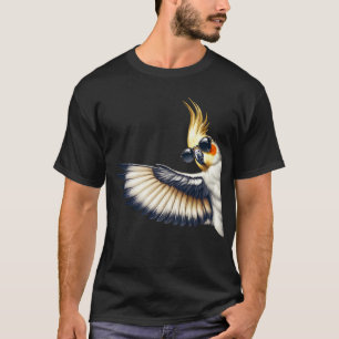 Cockatiel With Sunglasses Funny Say Hi Bird Lover T-Shirt