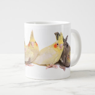 Cockatiels Large Coffee Mug
