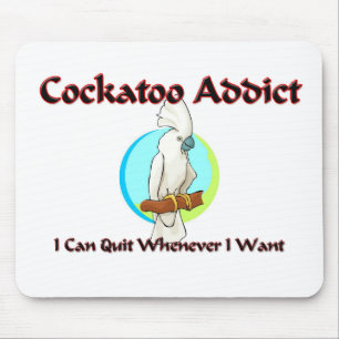 Cockatoo Addict Mouse Pad