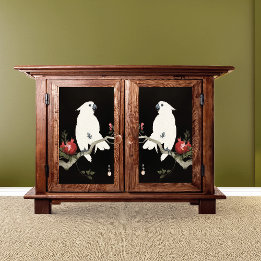 Cockatoo and Pomegranate by Ohara Shōson Tissue Paper