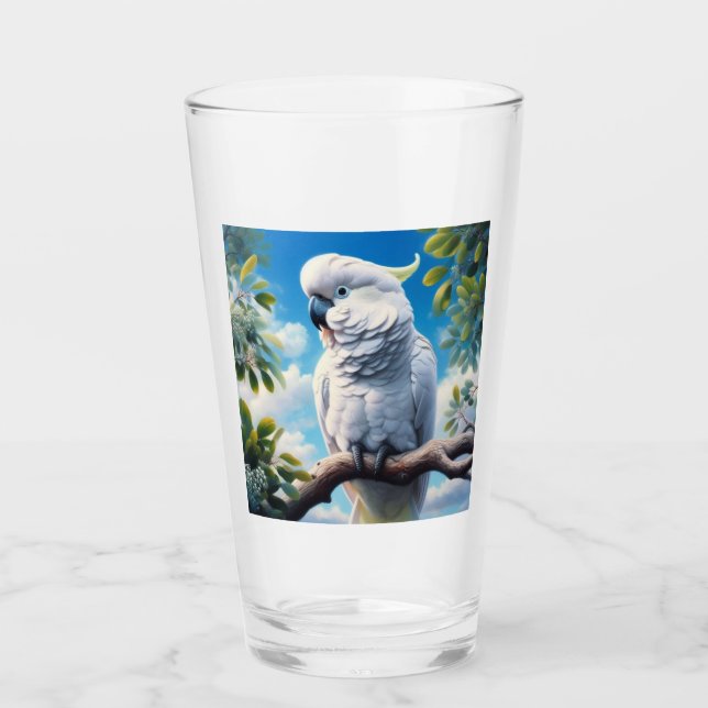 Cockatoo art  glass (Front)