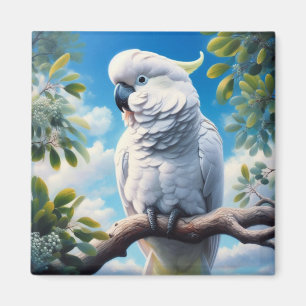 Cockatoo art  magnet