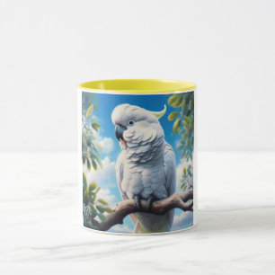 Cockatoo art mug