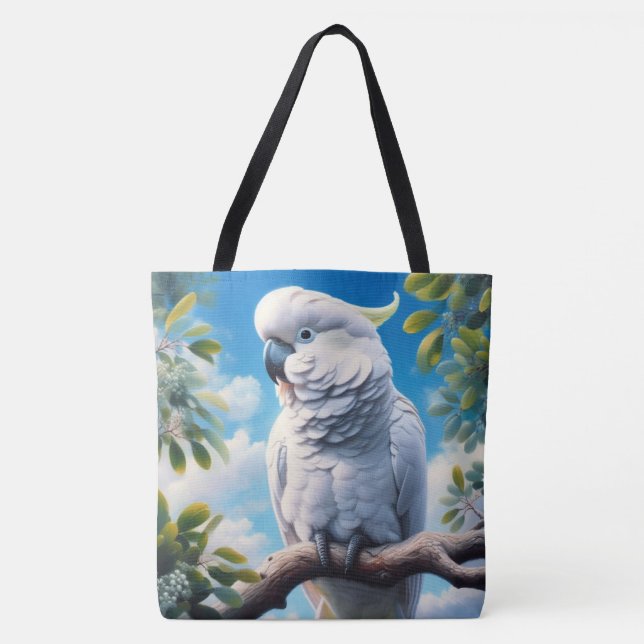 Cockatoo art  tote bag (Front)