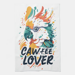 Cockatoo Coffee Lover Kitchen Towel