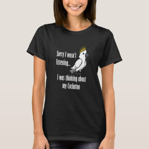 Cockatoo  Cute Parrot Exotic Animal Fan T-Shirt