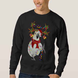 Cockatoo Gorgeous Reindeer Christmas Tree Light Xm Sweatshirt