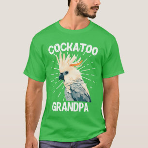 Cockatoo Grandpa Bird Lover Umbrella Cockatoos fun T-Shirt