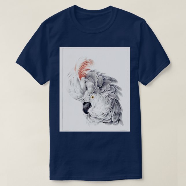 Cockatoo Head Painting T-Shirt (Design Front)