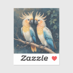Cockatoo Parrot Couple