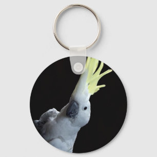 Cockatoo Parrot Keychain