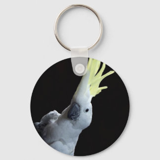Cockatoo Parrot Keychain