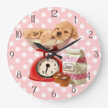 Cocker spanie and retro scale