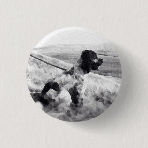 Cocker Spaniel 1 Inch Round Button