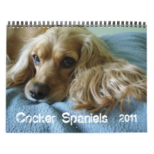 Cocker Spaniel 2012 Calendars
