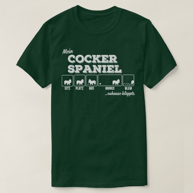 Cocker Spaniel 2 T-Shirt (Design Front)
