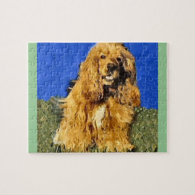 Cocker Spaniel Art Jigsaw Puzzle (Horizontal)