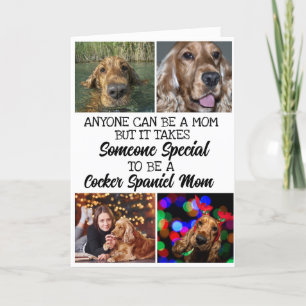 Cocker Spaniel ...Best Mom Mother's Day Card