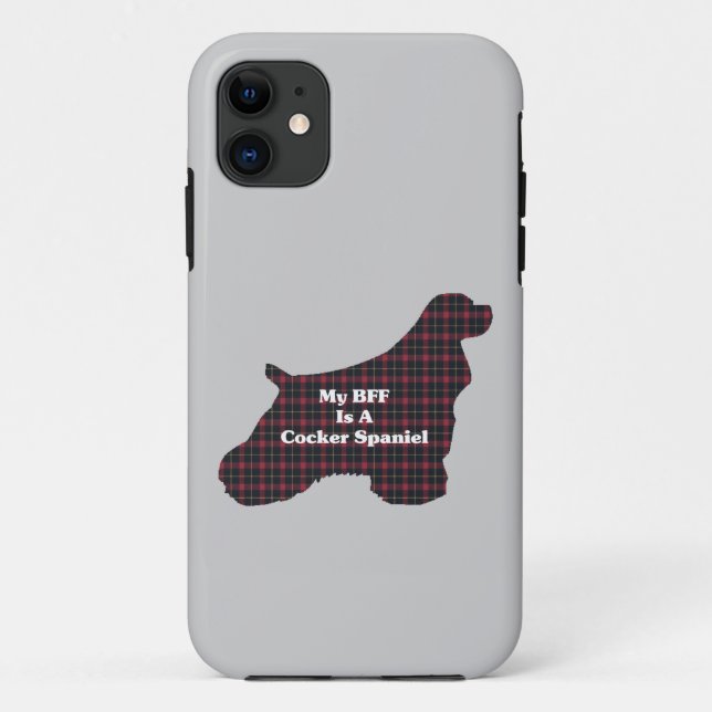 Cocker Spaniel BFF Case-Mate iPhone Case (Back)