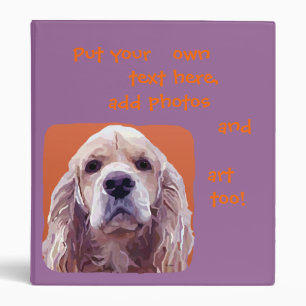 Cocker Spaniel Binder